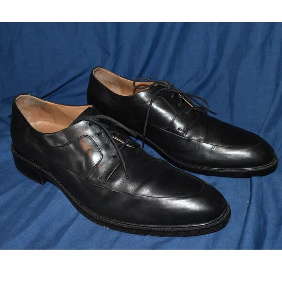 Cole Haan Black Leather Men's 12 Dress Shoes Oxford - Picture 1 of 7